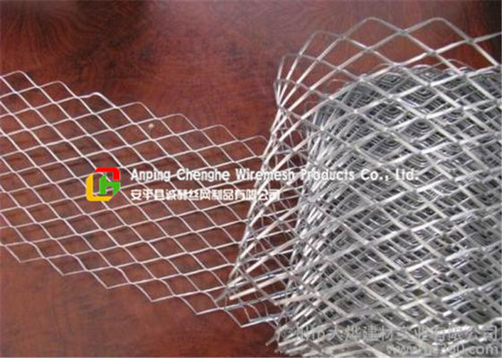 Silver Color Stainless Steel Expanded Metal Mesh Durable For Construction