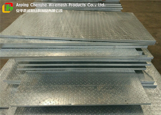 3mm Chequer Plate Heavy Duty Floor Grates , Stainless Steel Bar Grating High Strength