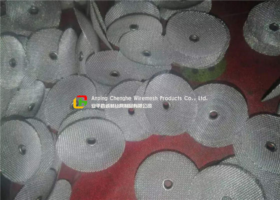 Perforated Welded Filter Screen Mesh Plain Weave Customized Material