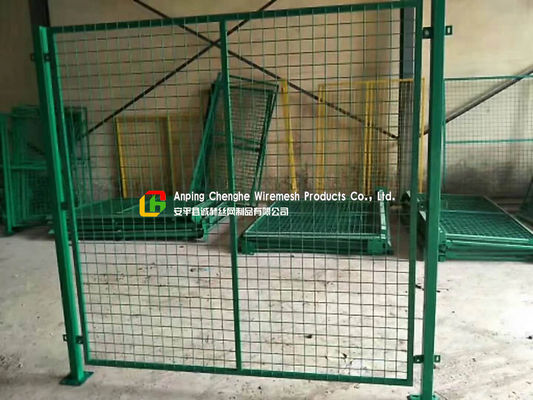 Custom Warehouse Wire Mesh Fence / Railing 2100mm X 2400mm Panel Size