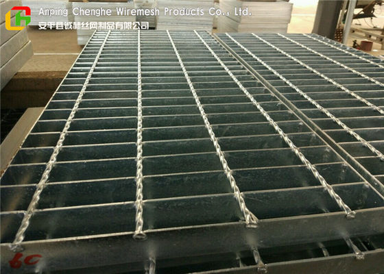 Platform Hot Dipped Galvanized Steel Grating Twisted Bar High Strength